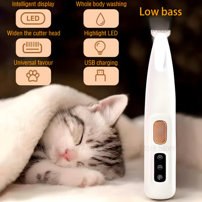 USB Paw Trimmer with LED Light